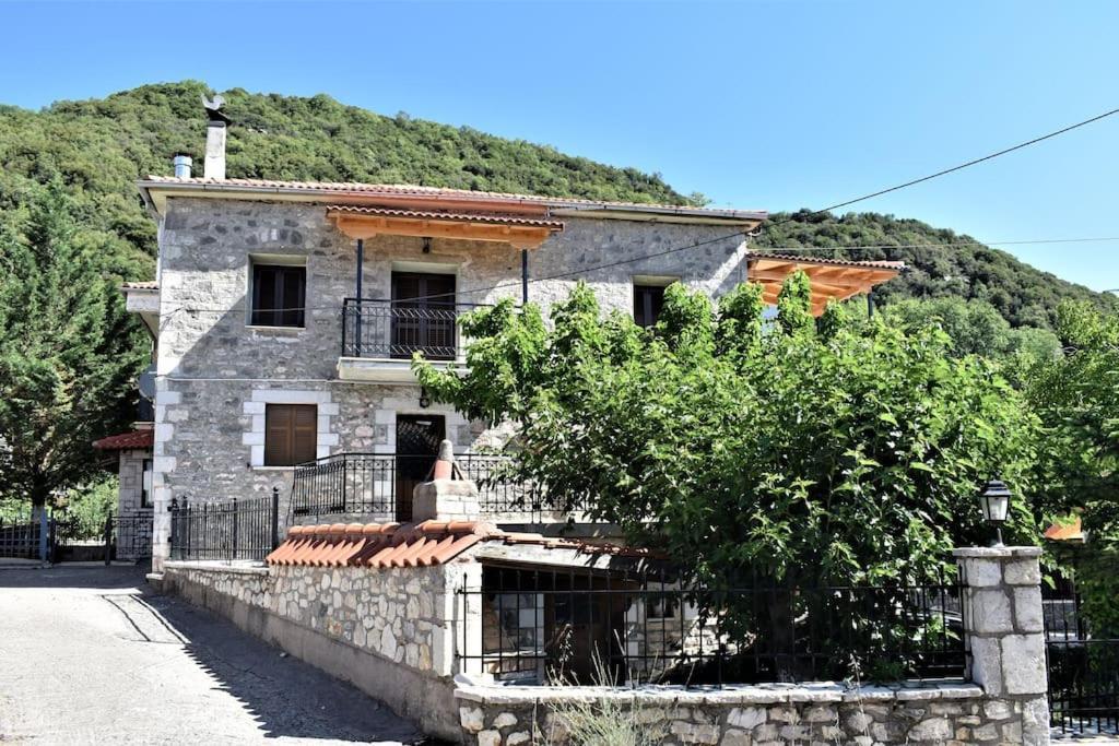Stonehouse Dome Lagadia Villa Langadia Exterior photo
